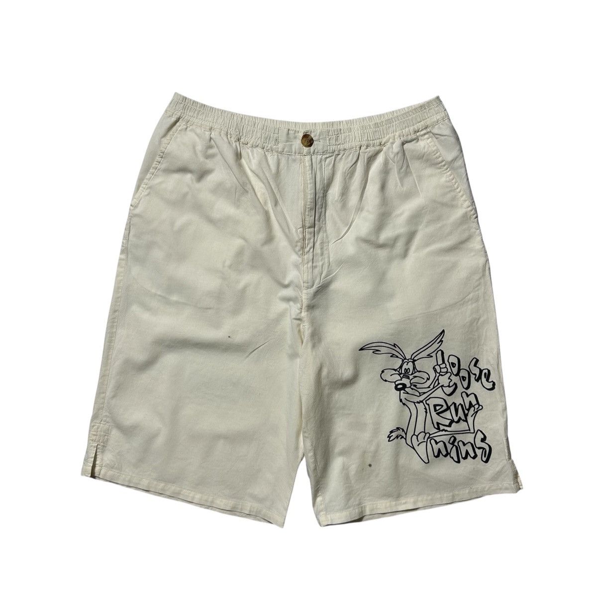 Cartoon Network Vintage Looney Tunes Wile E. Coyote Short Pants Size US 32 / EU 48 - 1 Thumbnail
