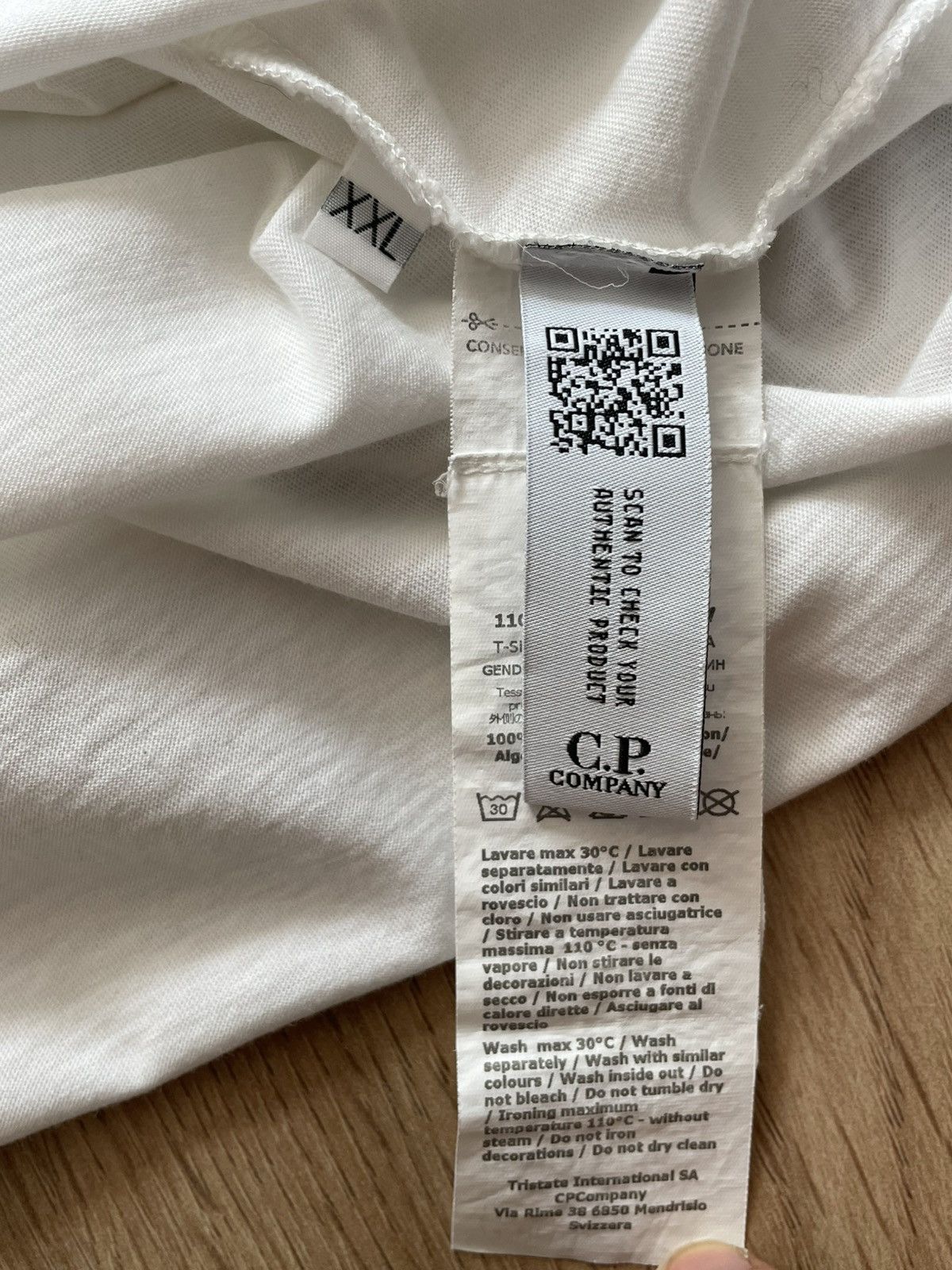 C.P. Company C.P. Company t-shirt white XXL Size US XXL / EU 58 / 5 - 5 Thumbnail