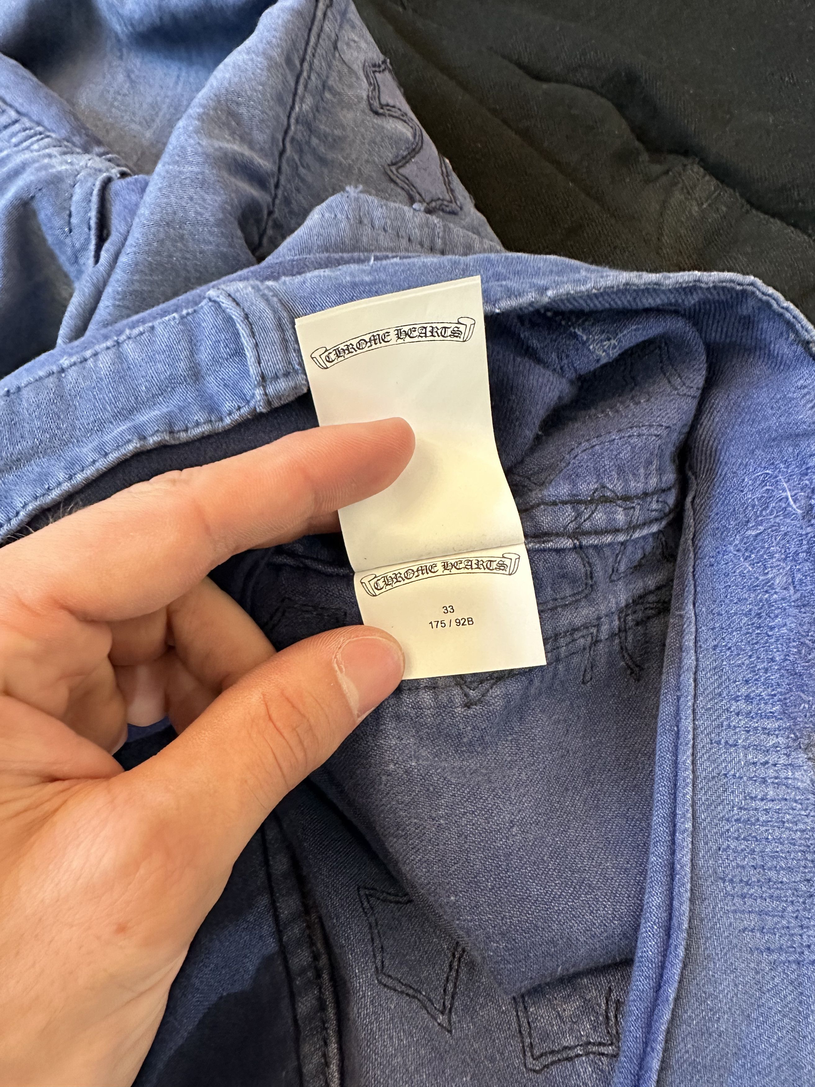 Chrome Hearts Chrome Hearts Made in France Cross Jeans 4G SELLER Size US 33 - 11 Thumbnail