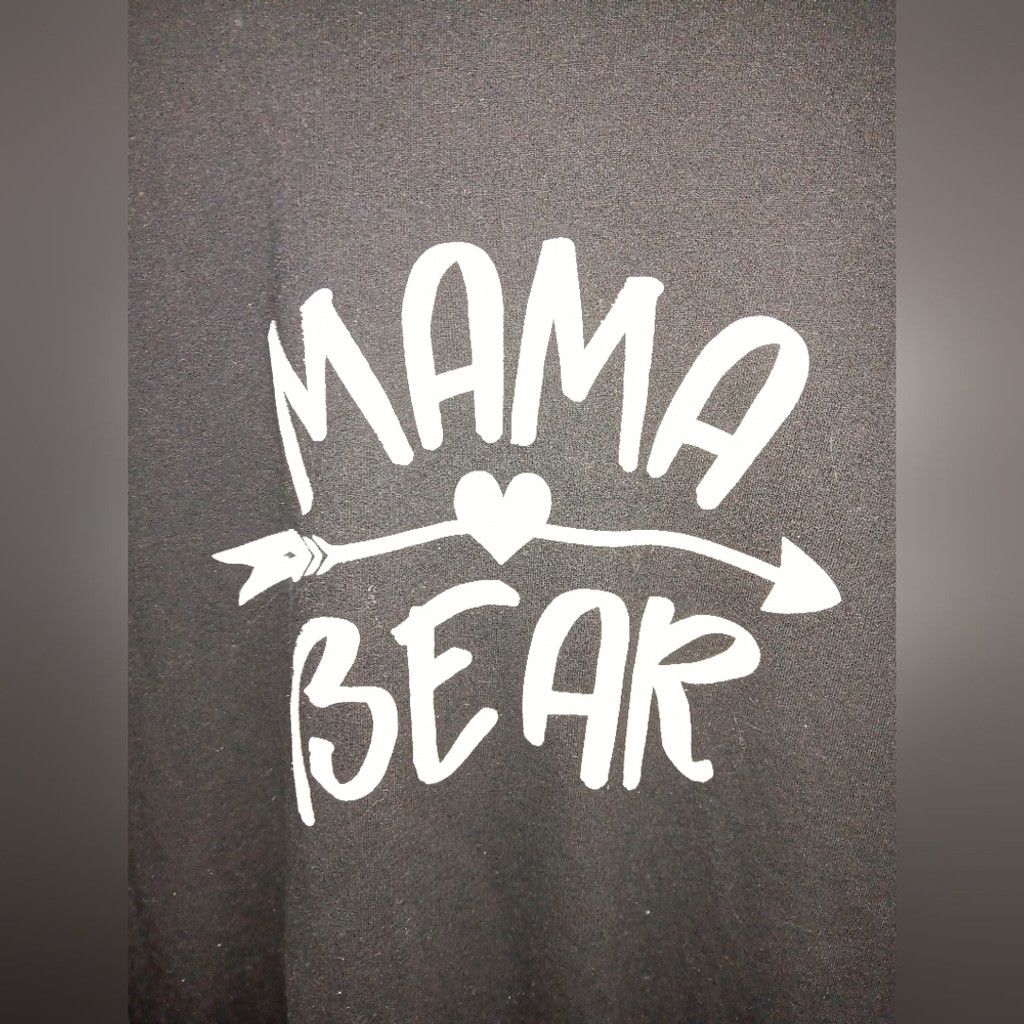 Chaco Cairle Paige, mama bear Sweatshirt, black womens L, NWOT Size L / US 10 / IT 46 - 2 Thumbnail