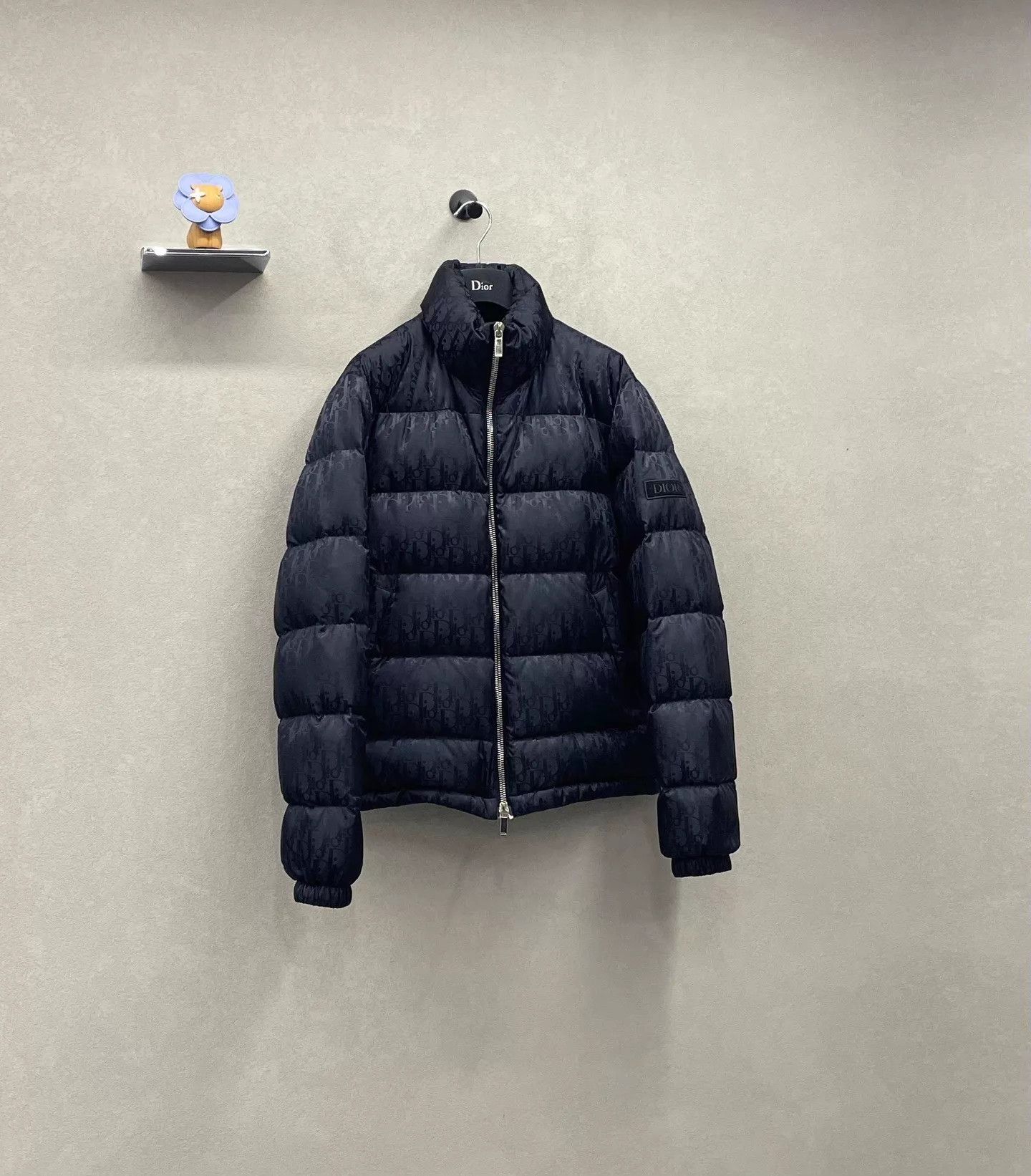 Dior DIOR Black Stand-Collar Down-Jkt Oblique AO 44 Size US S / EU 44-46 / 1 - 3 Thumbnail