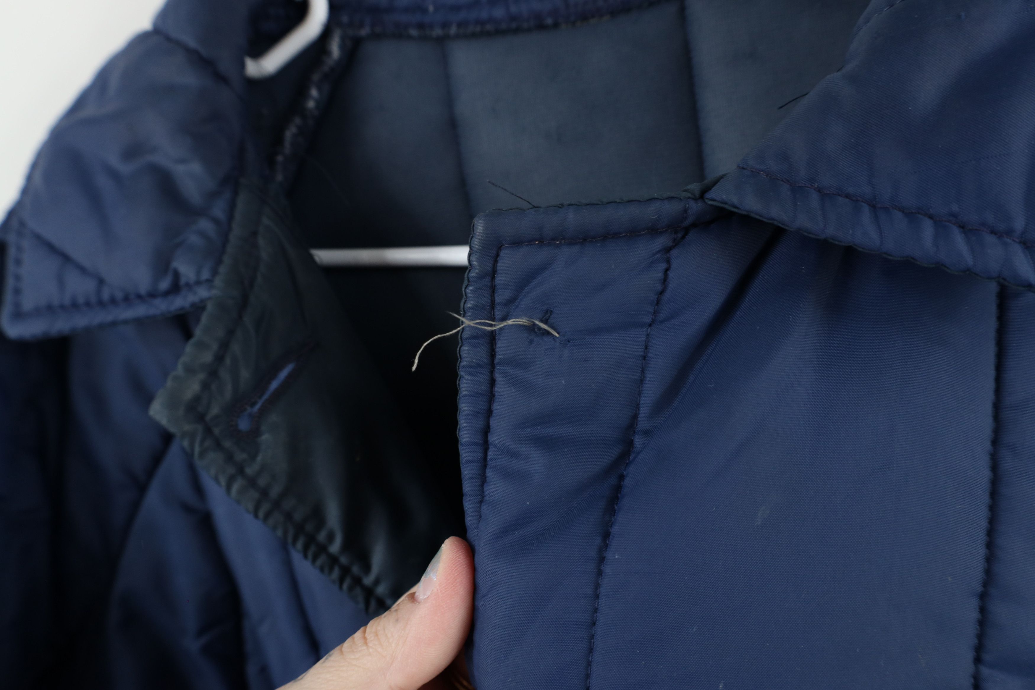 Vintage Vintage 70s Streetwear Cuffed Quilted Puffer Trench Coat USA Size XL / US 12-14 / IT 48-50 - 5 Thumbnail