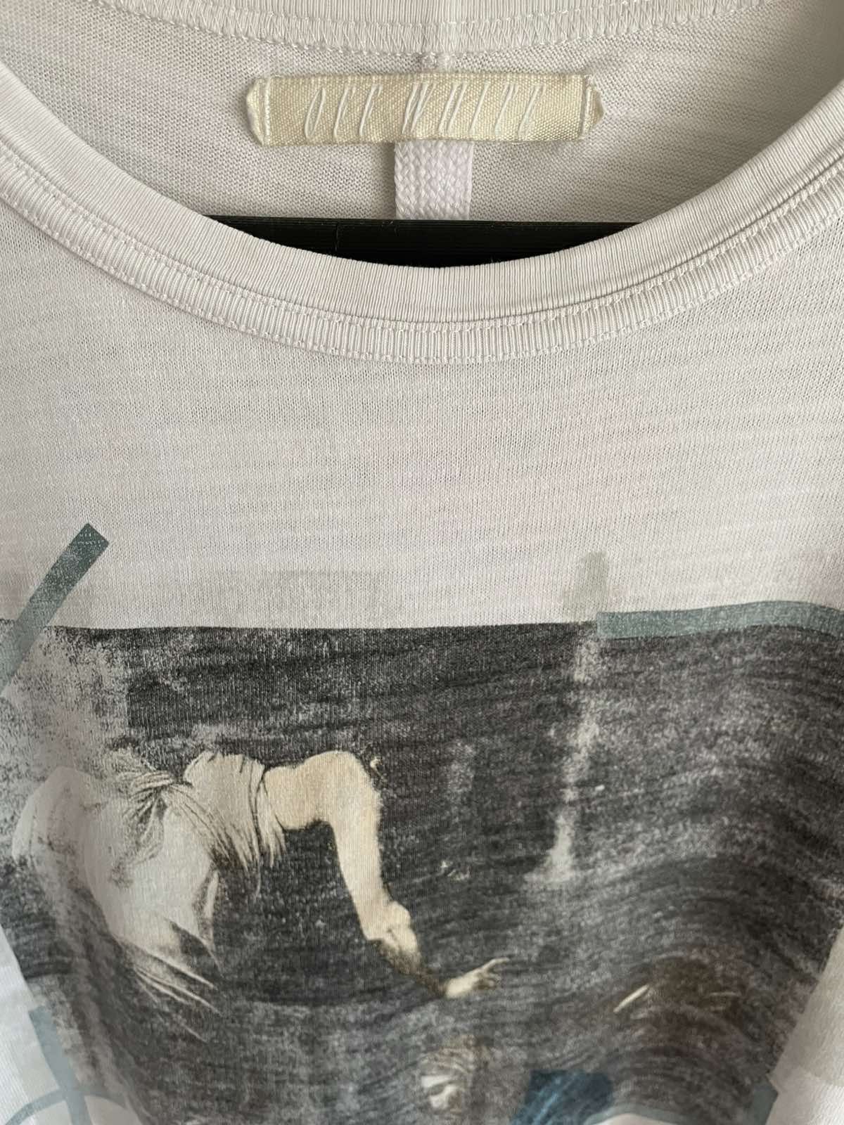 Off-White × Virgil Abloh Off-White Caravaggio Annunciation Faded Print Tee SS T-shirt Size US M / EU 48-50 / 2 - 4 Thumbnail