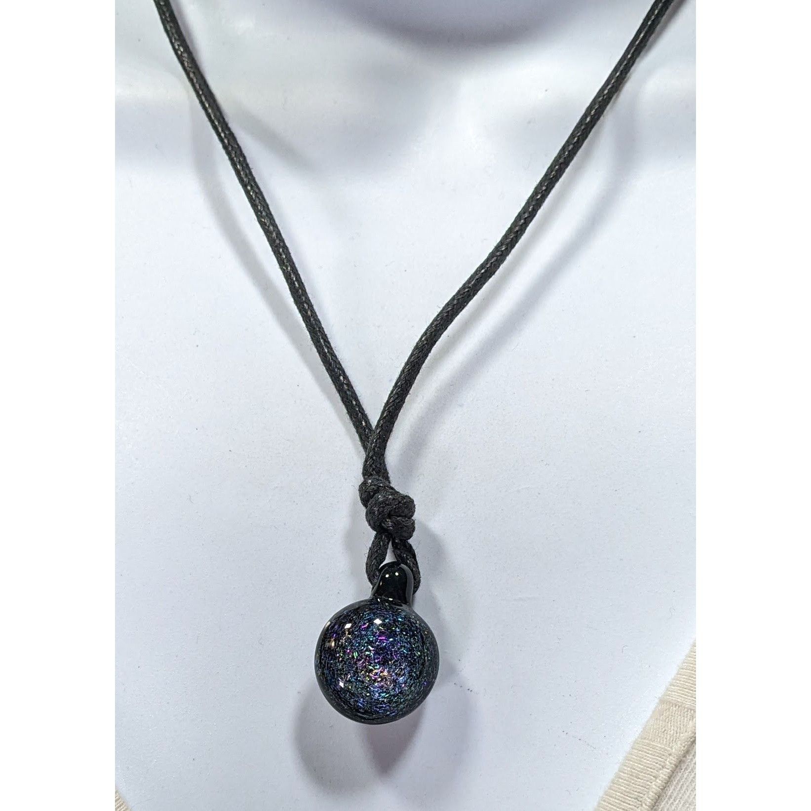 Other Whimsical Galaxy Dichroic Glass Pendant Necklace Size ONE SIZE - 5 Thumbnail