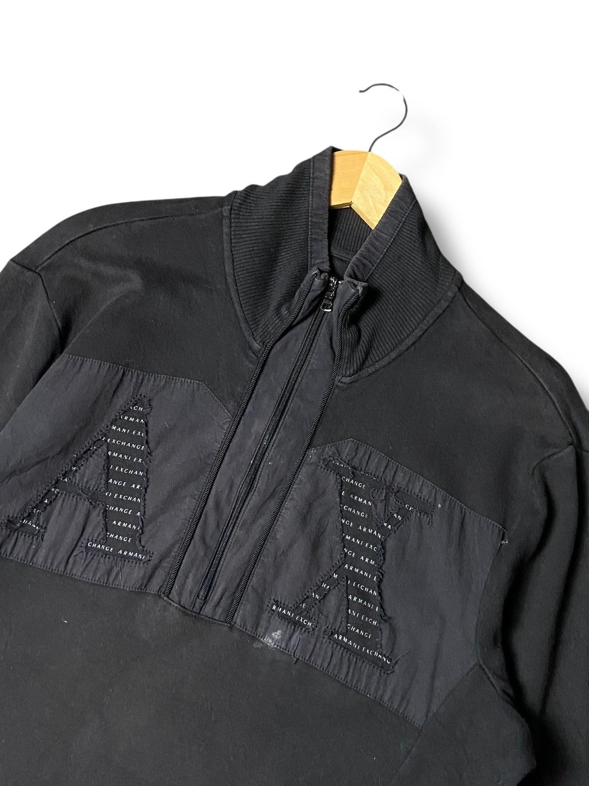 Armani Exchange AX Armani Exhange Embroidery Half Zip Sweatshirt (164) Size US S / EU 44-46 / 1 - 5 Thumbnail
