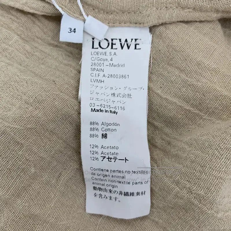 Loewe Loewe Brown Cotton Women's Cardigan . Size XXS / US 00 / IT 34 - 7 Thumbnail