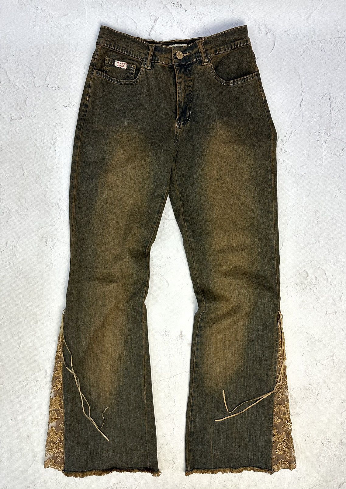 Beauty Beast × If Six Was Nine × Vintage Vintage Flared Washed Jeans Size 28" / US 6 / IT 42 - 1 Thumbnail