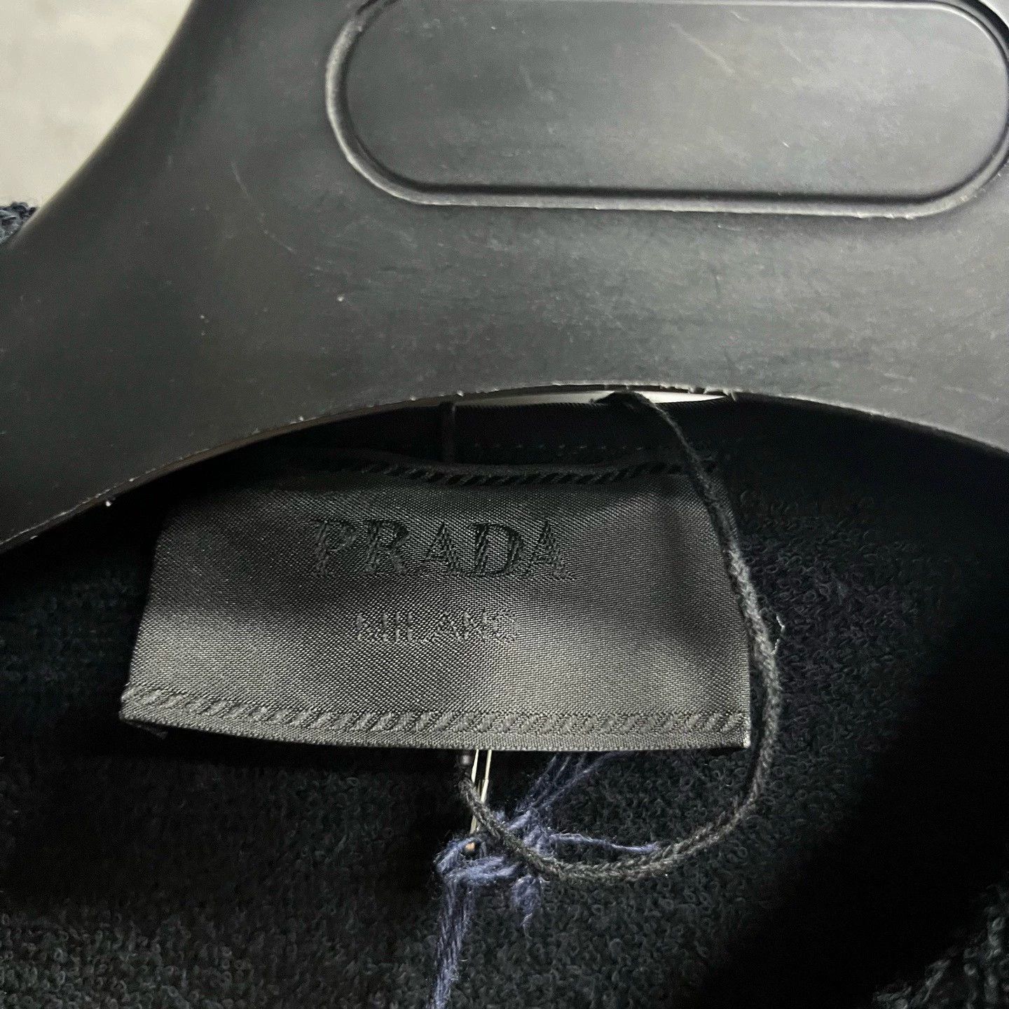Prada prada black logo zip-up hooded jacket Size US L / EU 52-54 / 3 - 2 Thumbnail