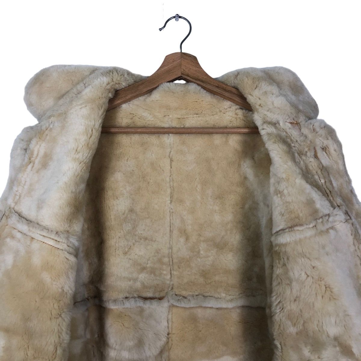 PPFM 🔥90’s Suede Sherpa Shearling PPFM Mink Fur Jacket Size US M / EU 48-50 / 2 - 11 Thumbnail
