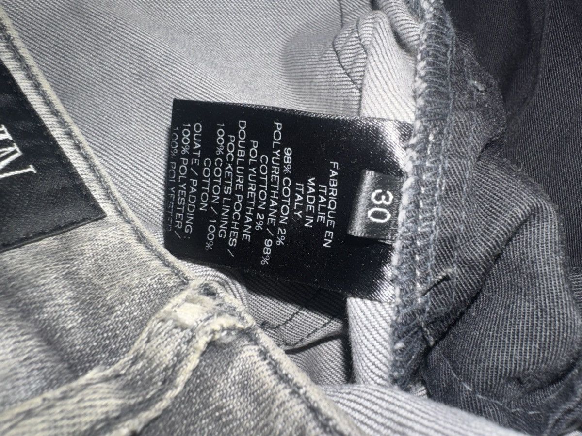 Balmain Balmain Gray Biker Denim Size US 30 / EU 46 - 6 Thumbnail