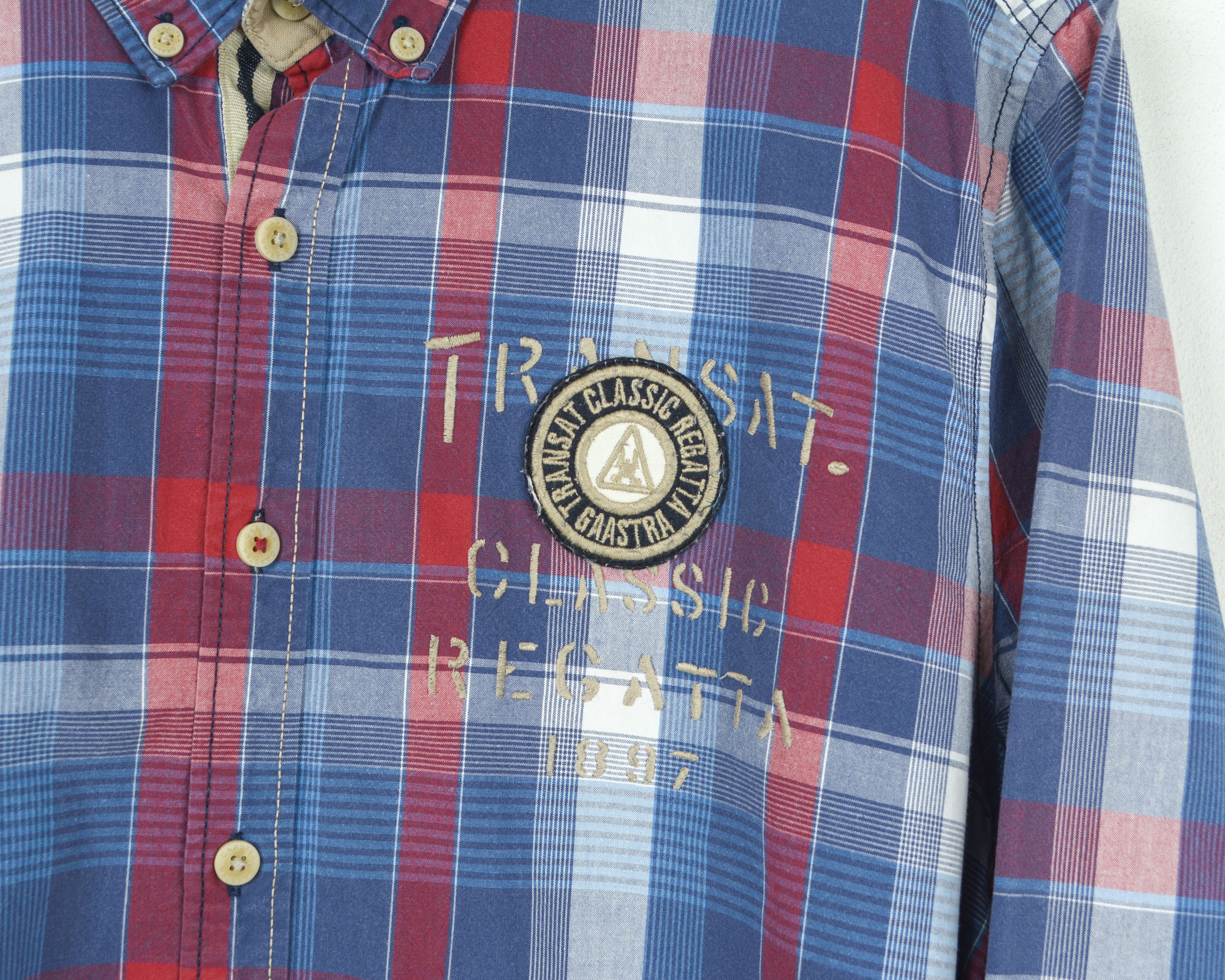 Other GAASTRA L Casual Shirt Cotton Check Plaid Tartan Long Sleev Size US L / EU 52-54 / 3 - 3 Thumbnail