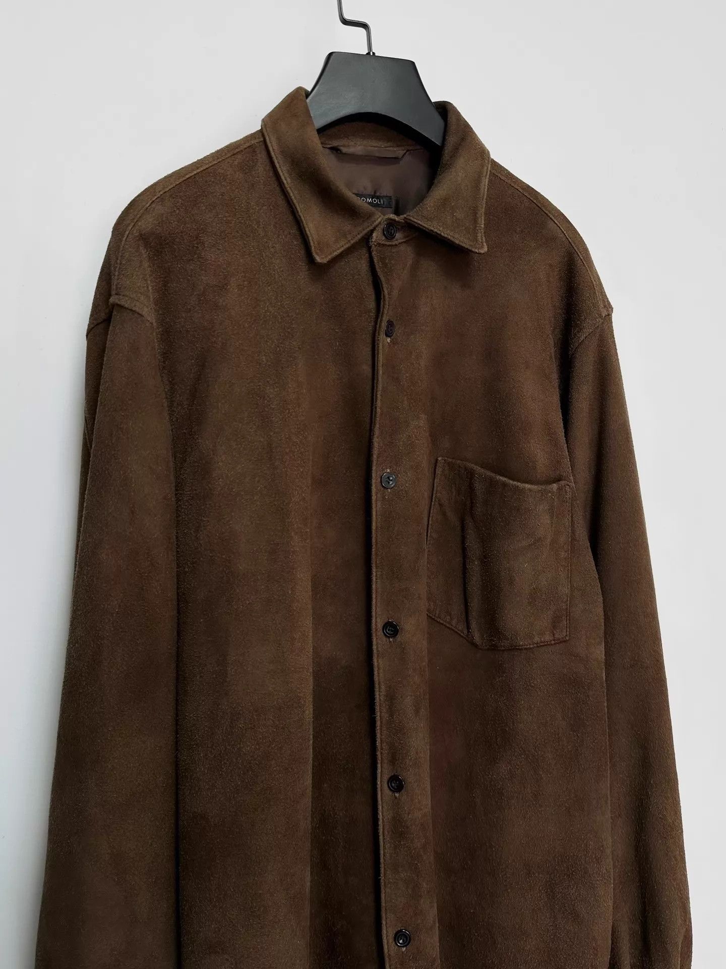 Other comoli deep brown deer leather oversized shirt Size US M / EU 48-50 / 2 - 6 Thumbnail