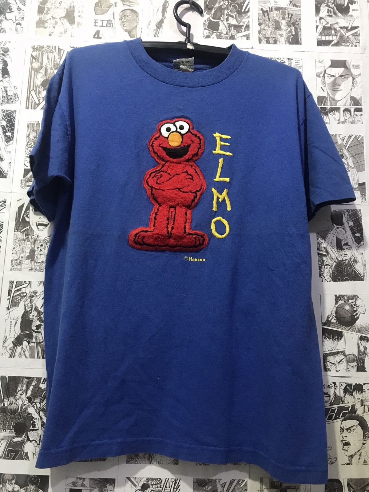 Cartoon Network × Vintage Vintage Sesame Street Fuzzy Elmo Henson T-Shirt Size US L / EU 52-54 / 3 - 1 Thumbnail