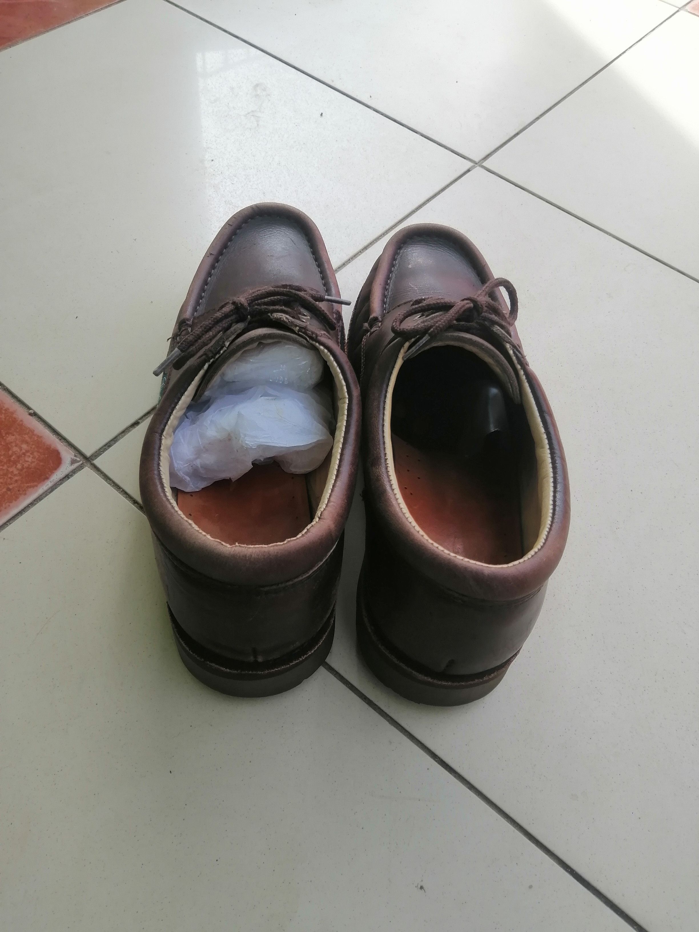 Paraboot Paraboot Michael Apron Toe Derby – Brown Leather Size US 10.5 / EU 43-44 - 11 Thumbnail