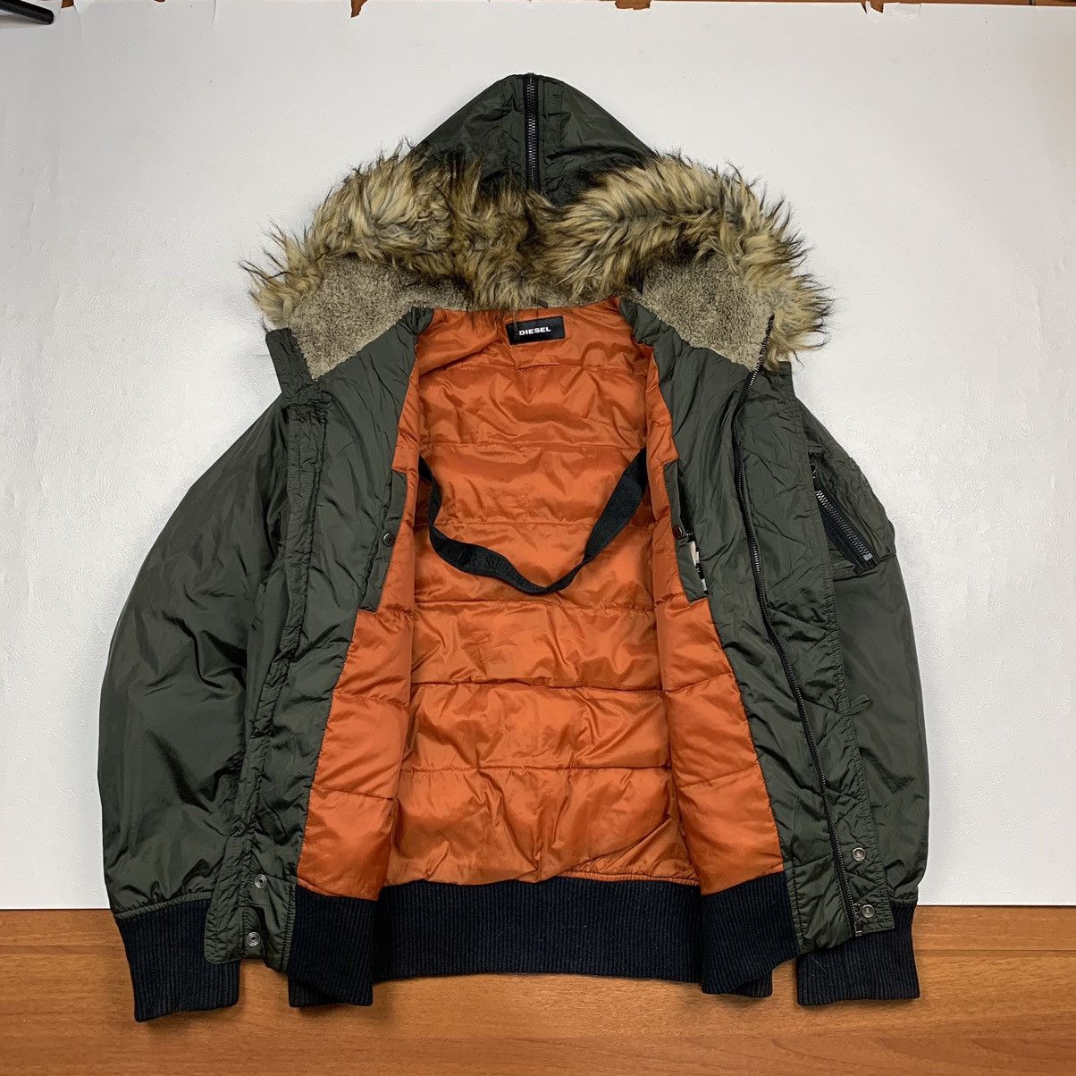 Diesel Diesel puffer fur bomber jacket Size US XL / EU 56 / 4 - 8 Thumbnail