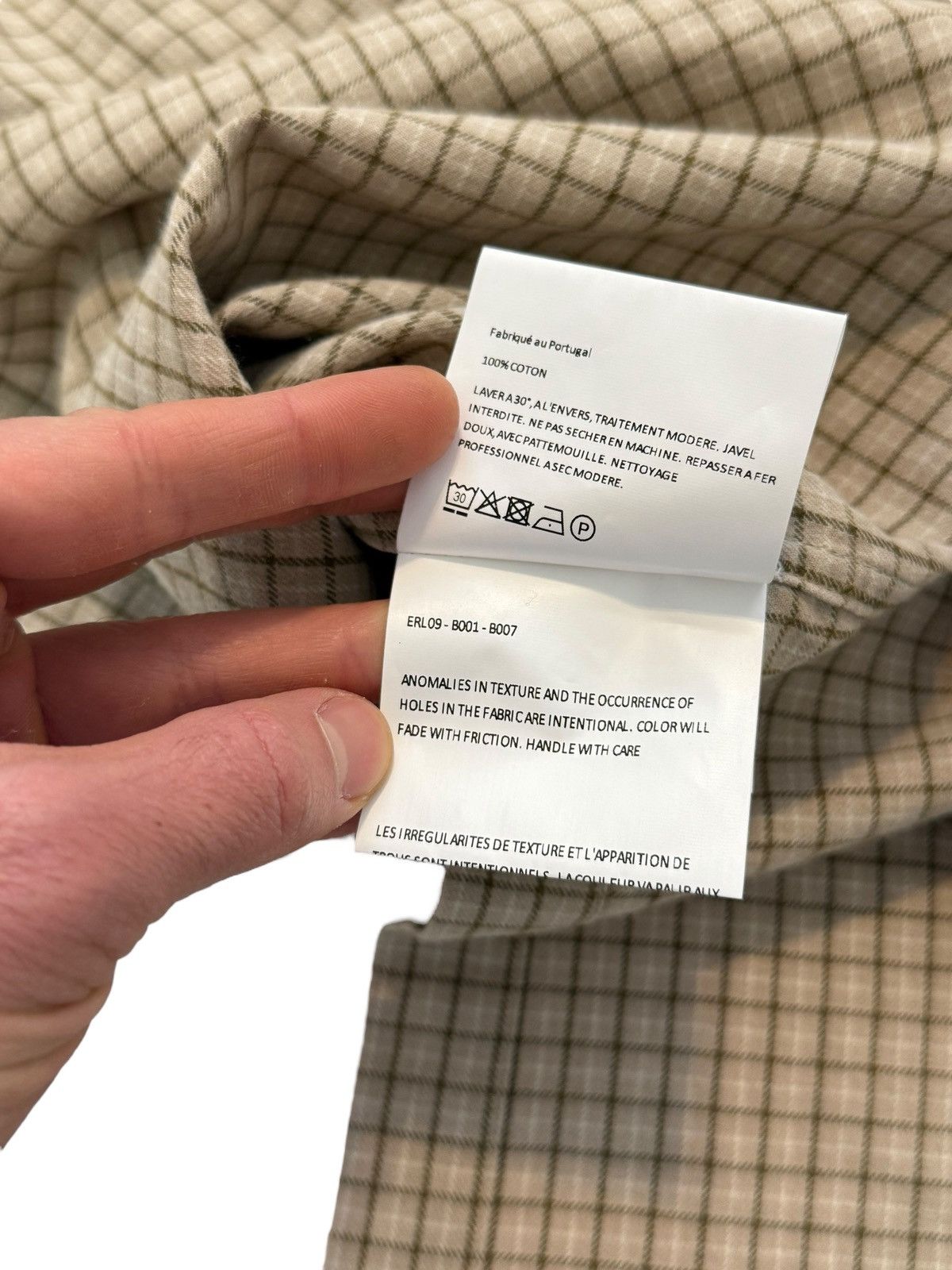 ERL Plaid Button Check Shirt Size US S / EU 44-46 / 1 - 9 Thumbnail
