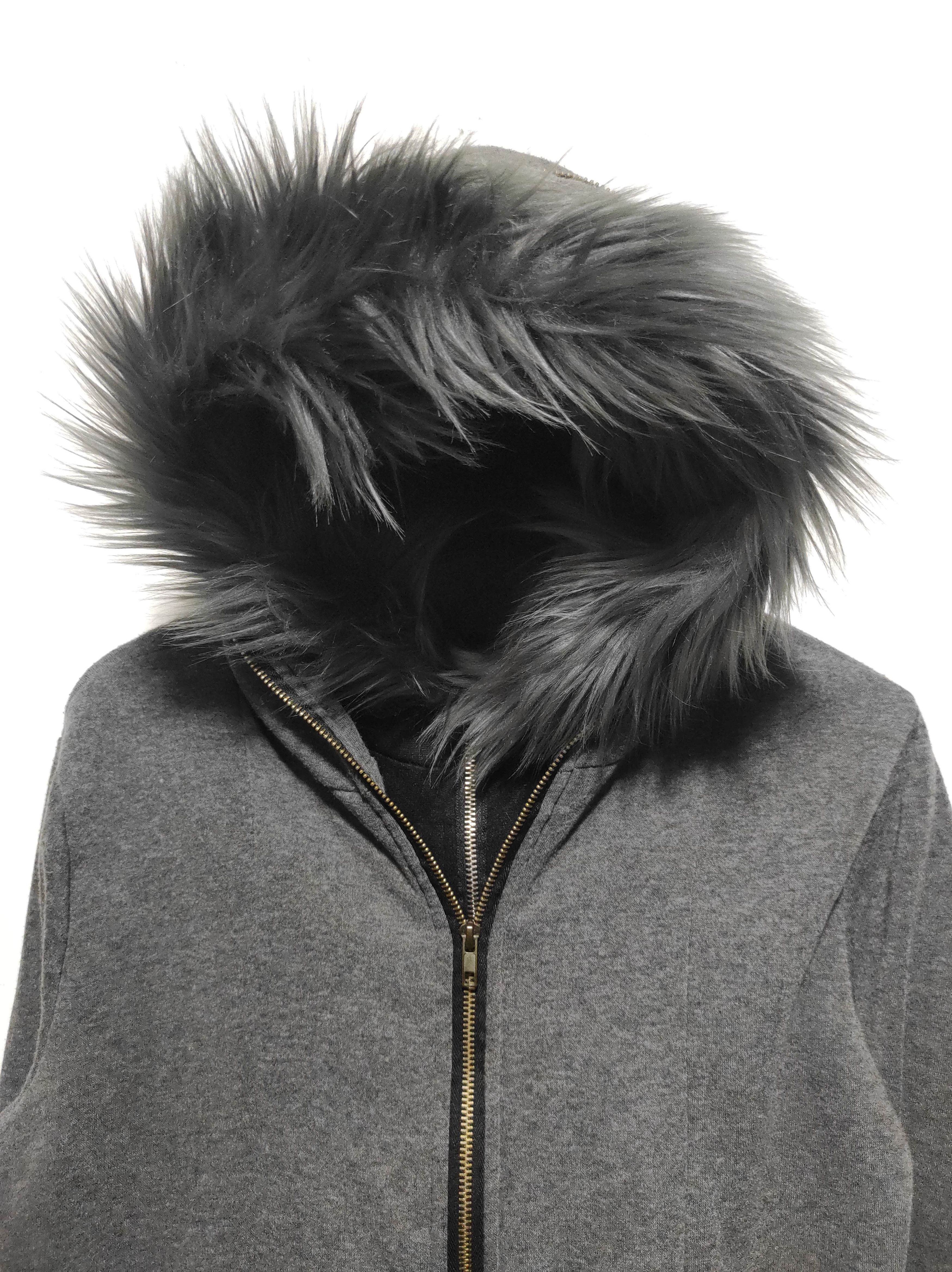 Hysteric Glamour Double Layer Grey Fur Hoodie if6was9 LGB style Size US S / EU 44-46 / 1 - 4 Thumbnail