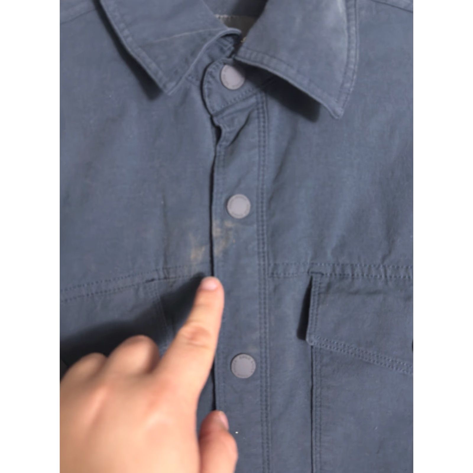 Eddie Bauer Eddie Bauer Jacket Mens M Blue Fleece Lined Shacket Snap Front Voyager Windbreaker Outdoor Pockets Mens Size US M / EU 48-50 / 2 - 5 Thumbnail