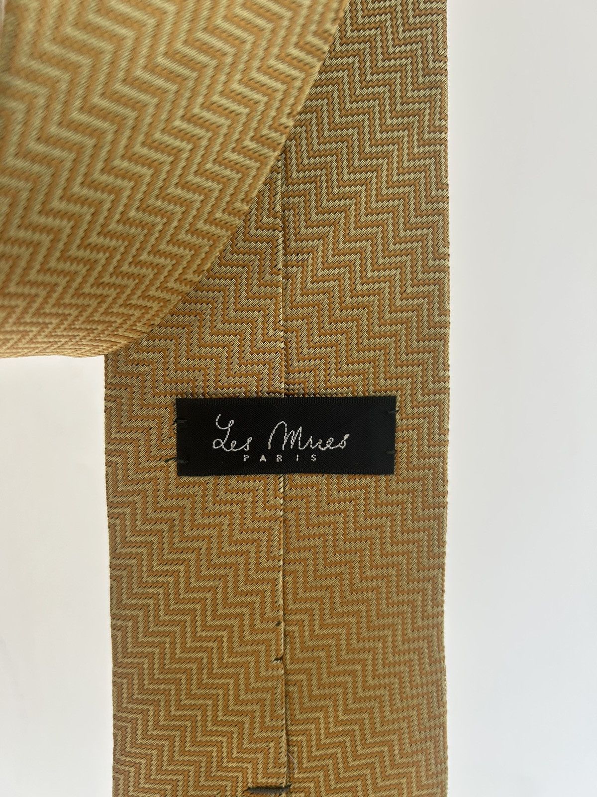 Other Les Miles Vintage Tie Yellow Size ONE SIZE - 5 Thumbnail