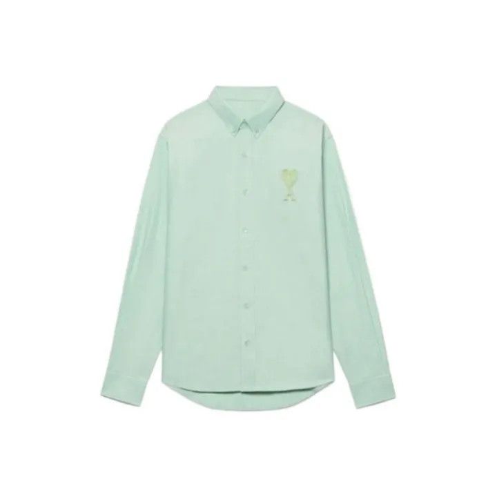 AMIPARIS SS22 Love Heart Logo Long Sleeve Shirt 0079