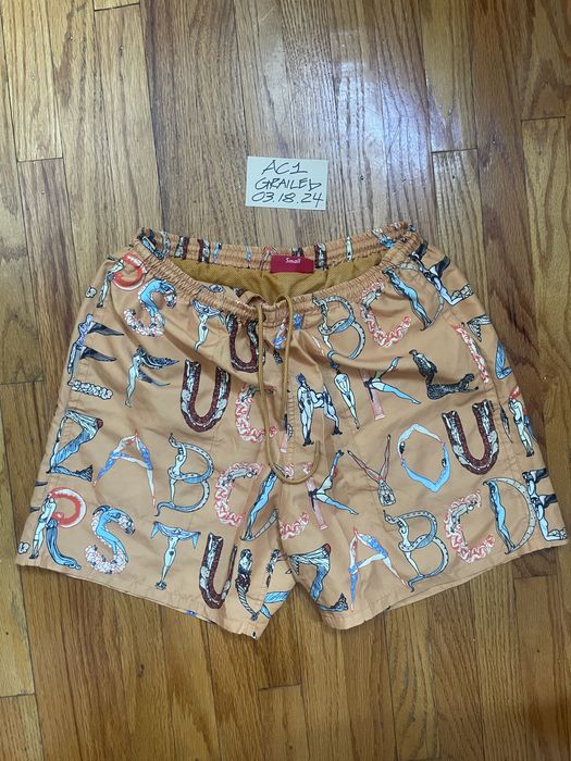 Supreme Supreme Alphabet F*CK YOU Lined Swim Shorts Size Small