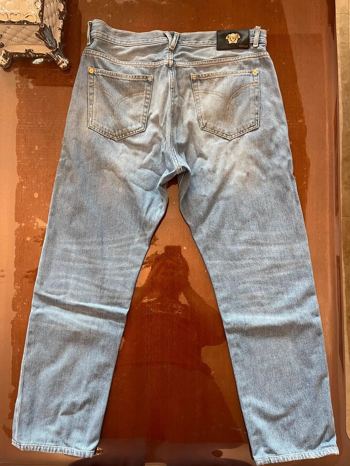 Versace Versace Classic Blue Jeans Medusa Head 33 Size US 33 - 4 Thumbnail