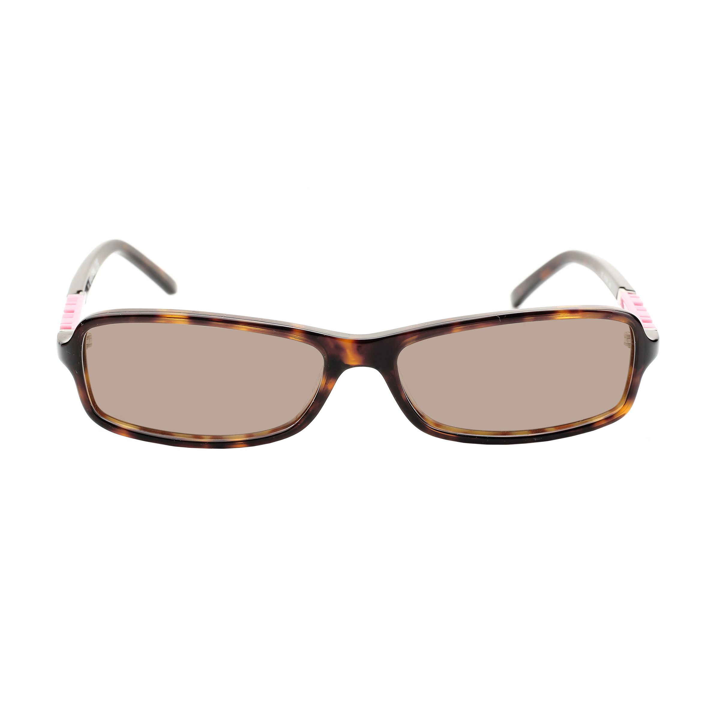 Diesel Diesel '00s Pink Signature Brown Lens Recatngular Sunglasses Size ONE SIZE - 2 Thumbnail