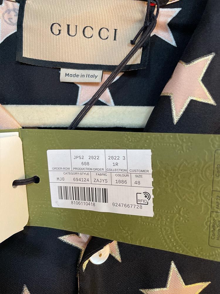 Gucci GUCCI Silk Shirt Size US M / EU 48-50 / 2 - 4 Thumbnail