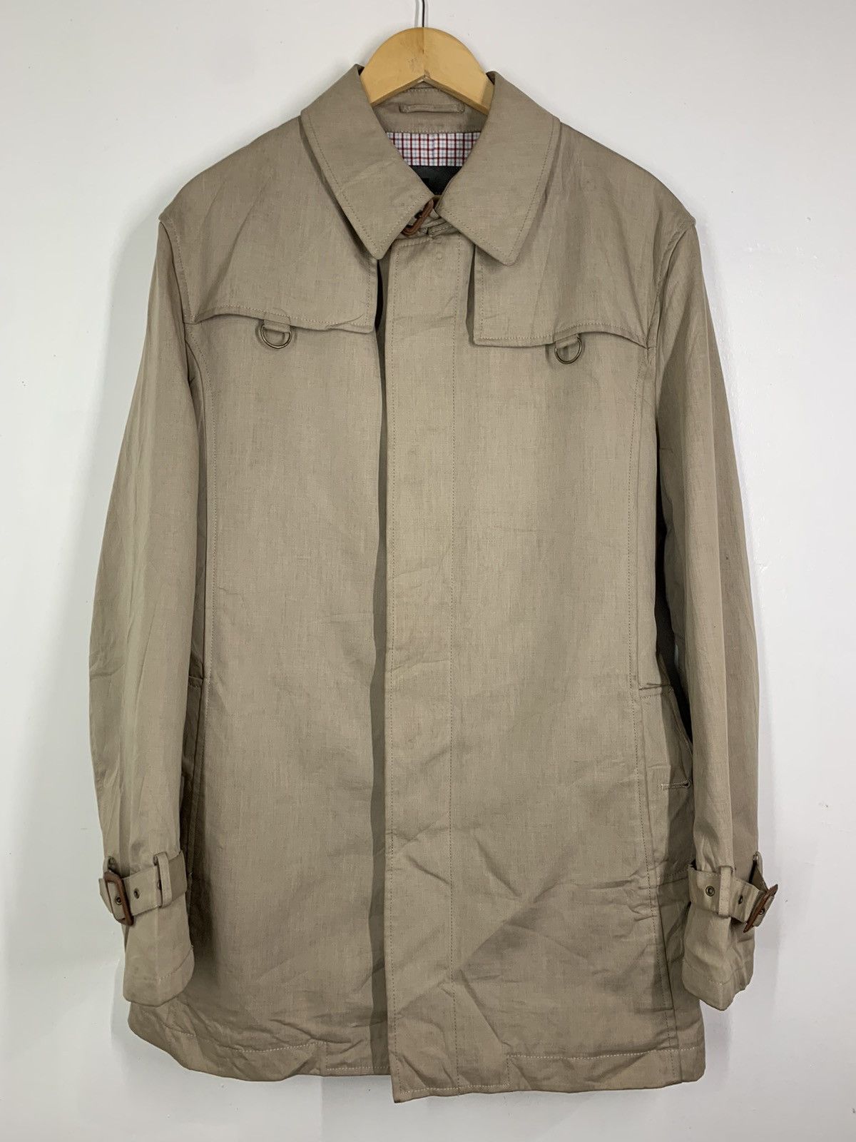 Japanese Brand × Vintage Vintage Japanese Brand Trench Coat Size US XL / EU 56 / 4 - 1 Thumbnail
