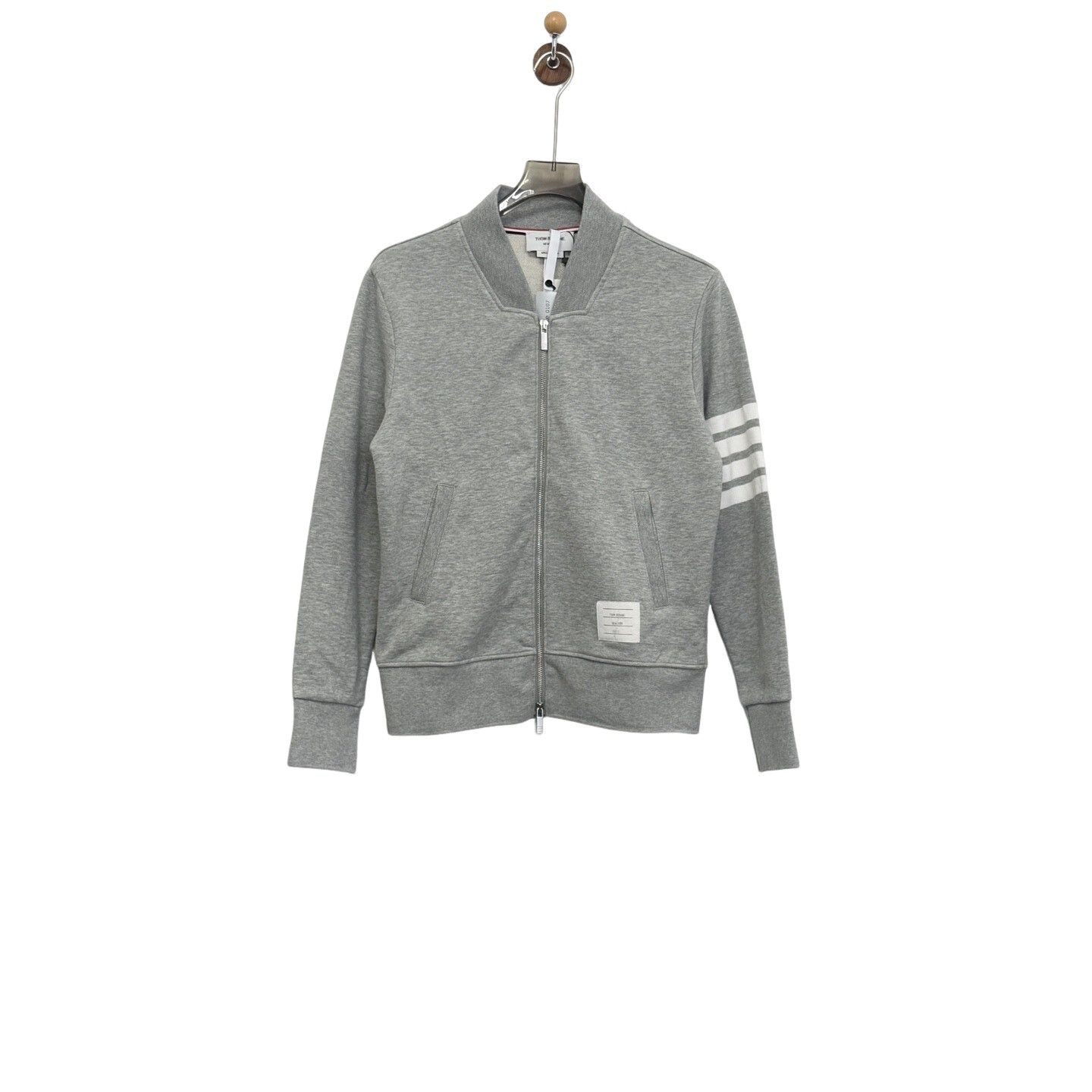 Thom Browne Thom Browne 4-Bar Stripe Zip-Up Sweatshirt Size 2 Size US M / EU 48-50 / 2 - 1 Thumbnail