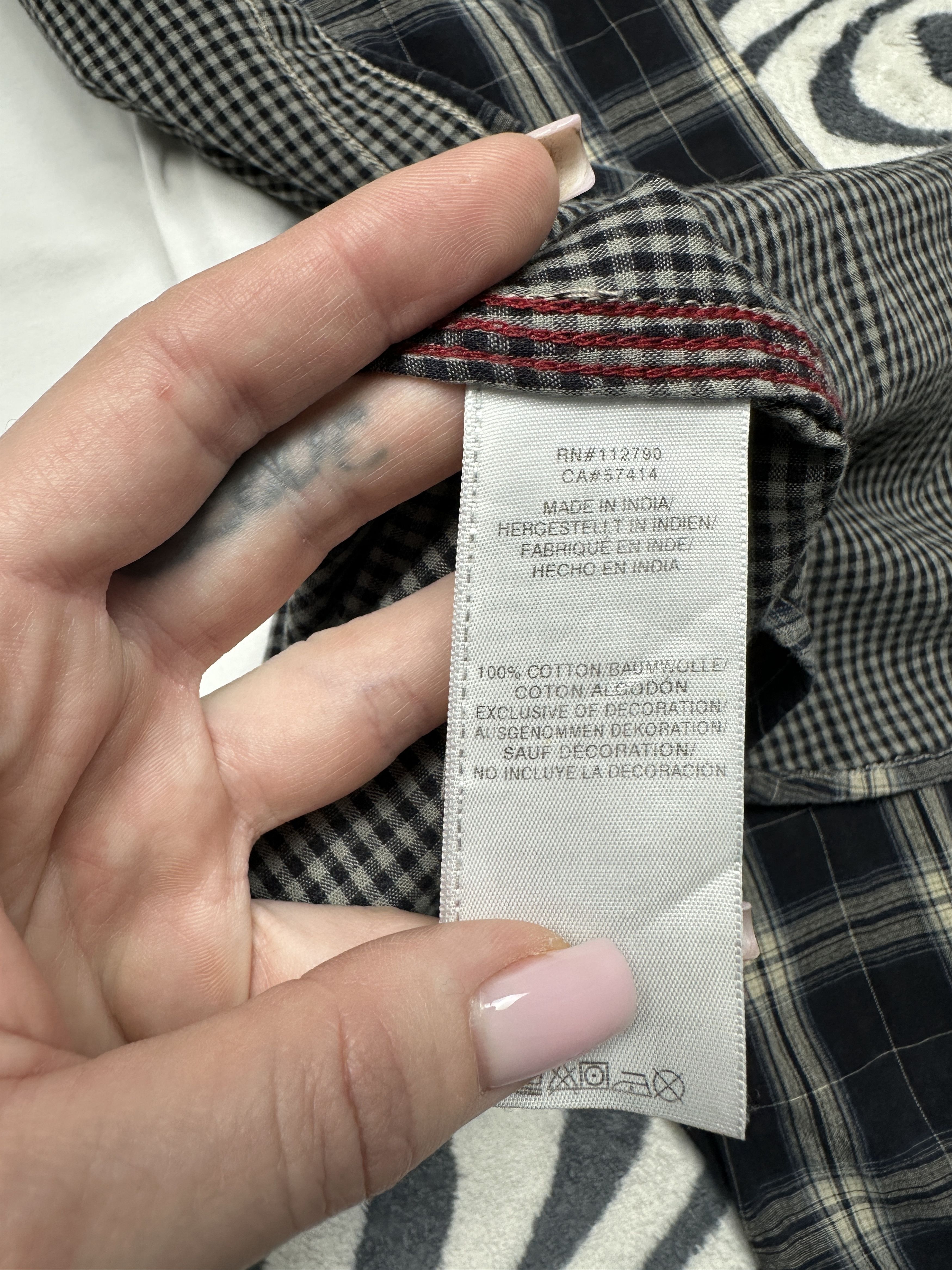 True Religion True Religion Mens Flannel Plaid Shirt Size US XXL / EU 58 / 5 - 6 Thumbnail