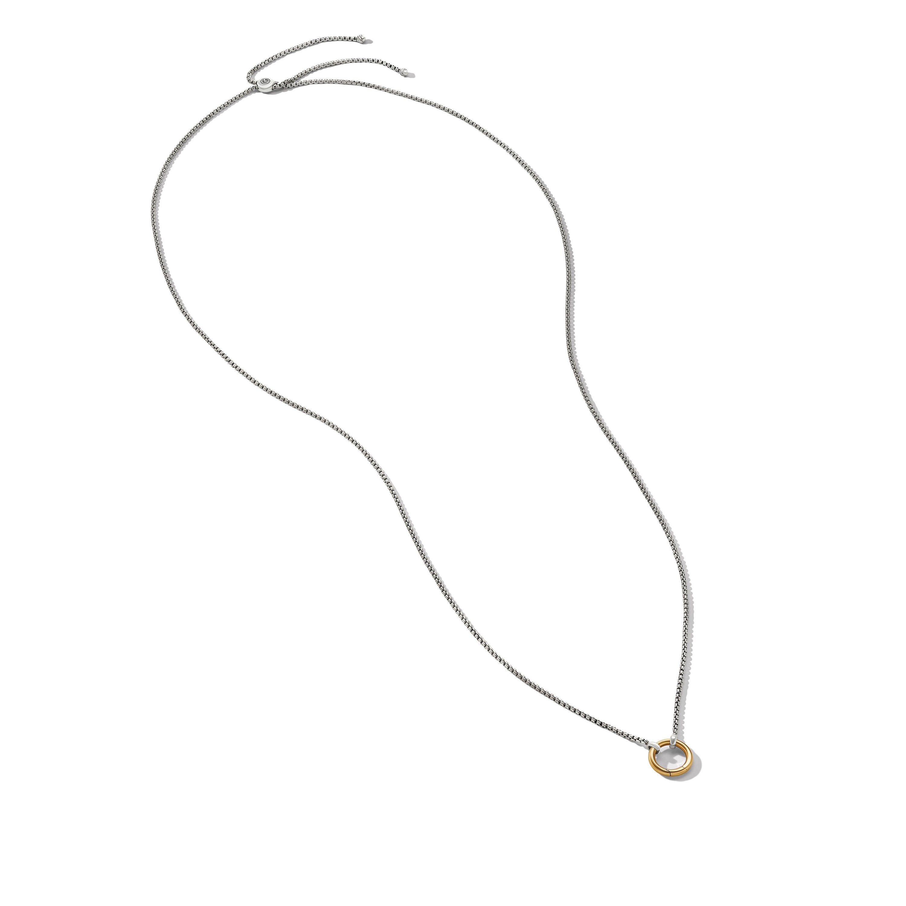David Yurman o1w1db10526 N17135 Size:10/Necklace in Silver/Golden Size ONE SIZE - 2 Thumbnail