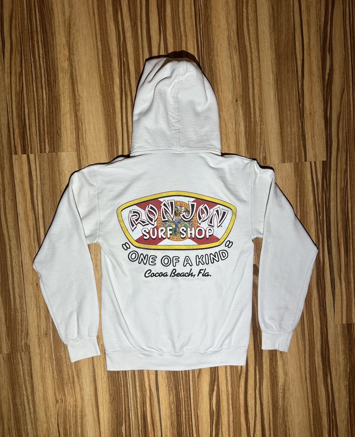 Ron Jon Surf Shop Ron Jon Surf Shop Hawaiian dancer White Hoodie Size US S / EU 44-46 / 1 - 1 Thumbnail