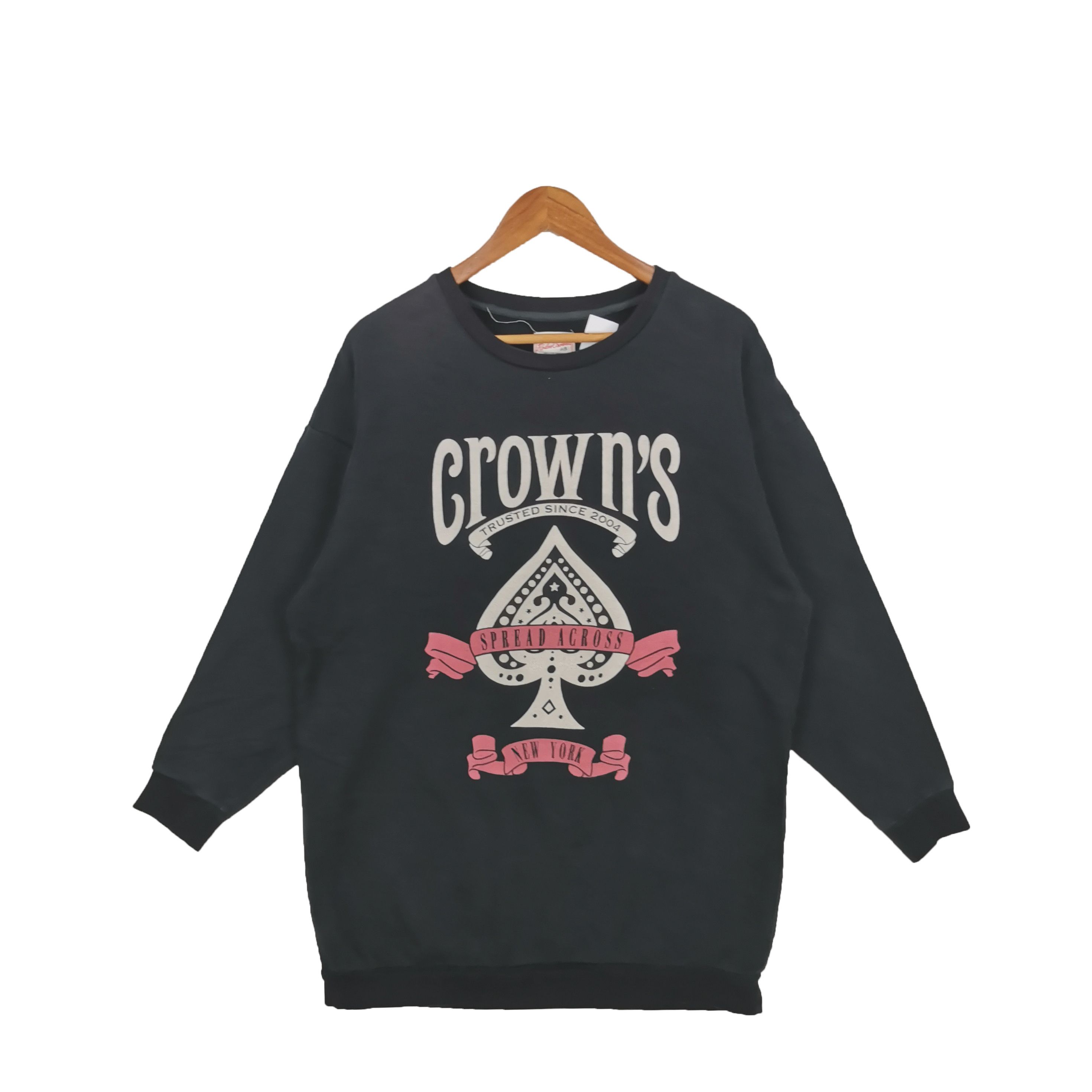 Japanese Brand × Vintage Vintage Rodeo Crown Sweatshirt Sweater Spade Jumper Size US L / EU 52-54 / 3 - 1 Thumbnail