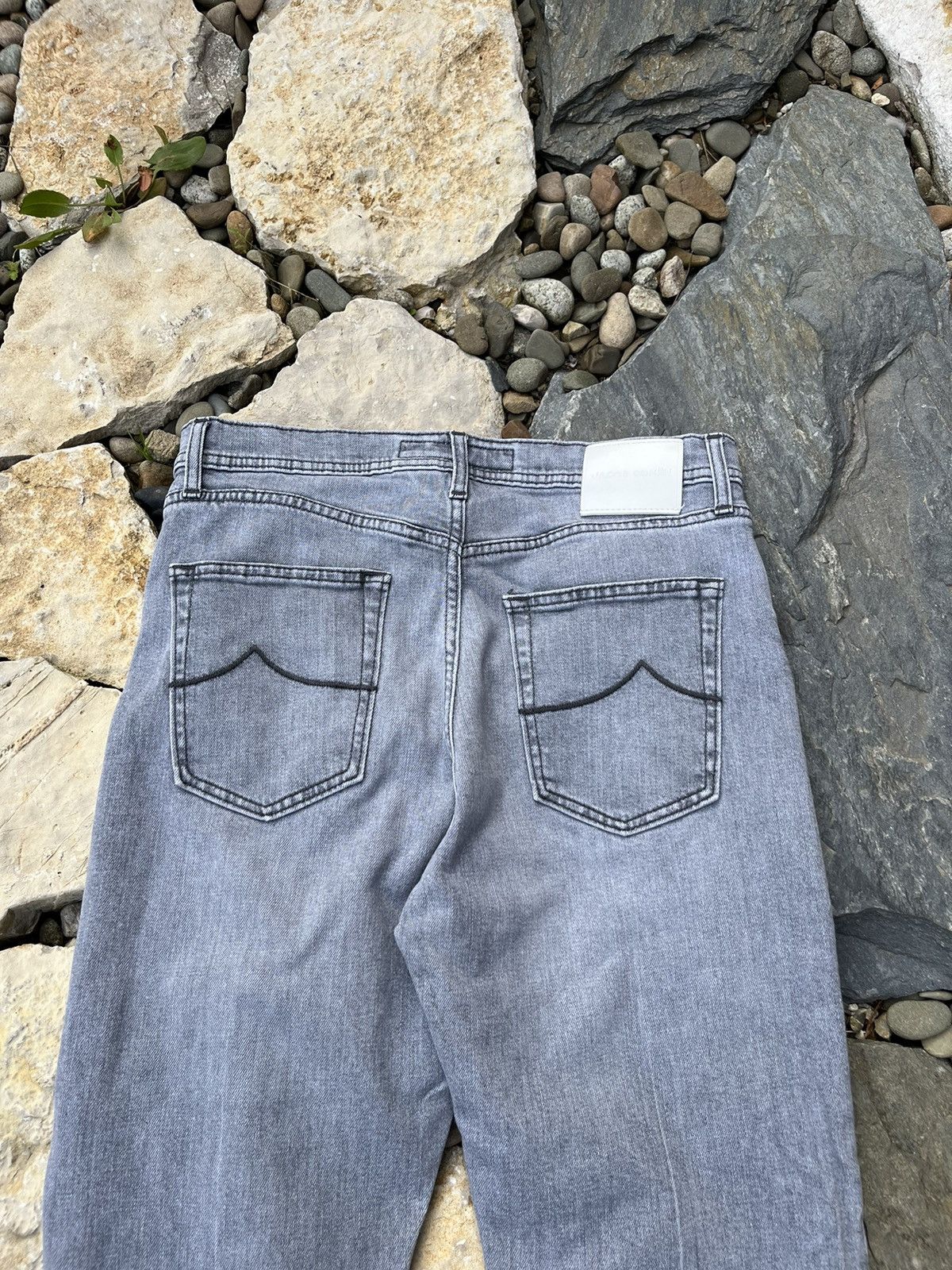 Jacob Cohen Jacob Cohën light grey handmade jeans denim pants trousers Size US 31 - 13 Thumbnail
