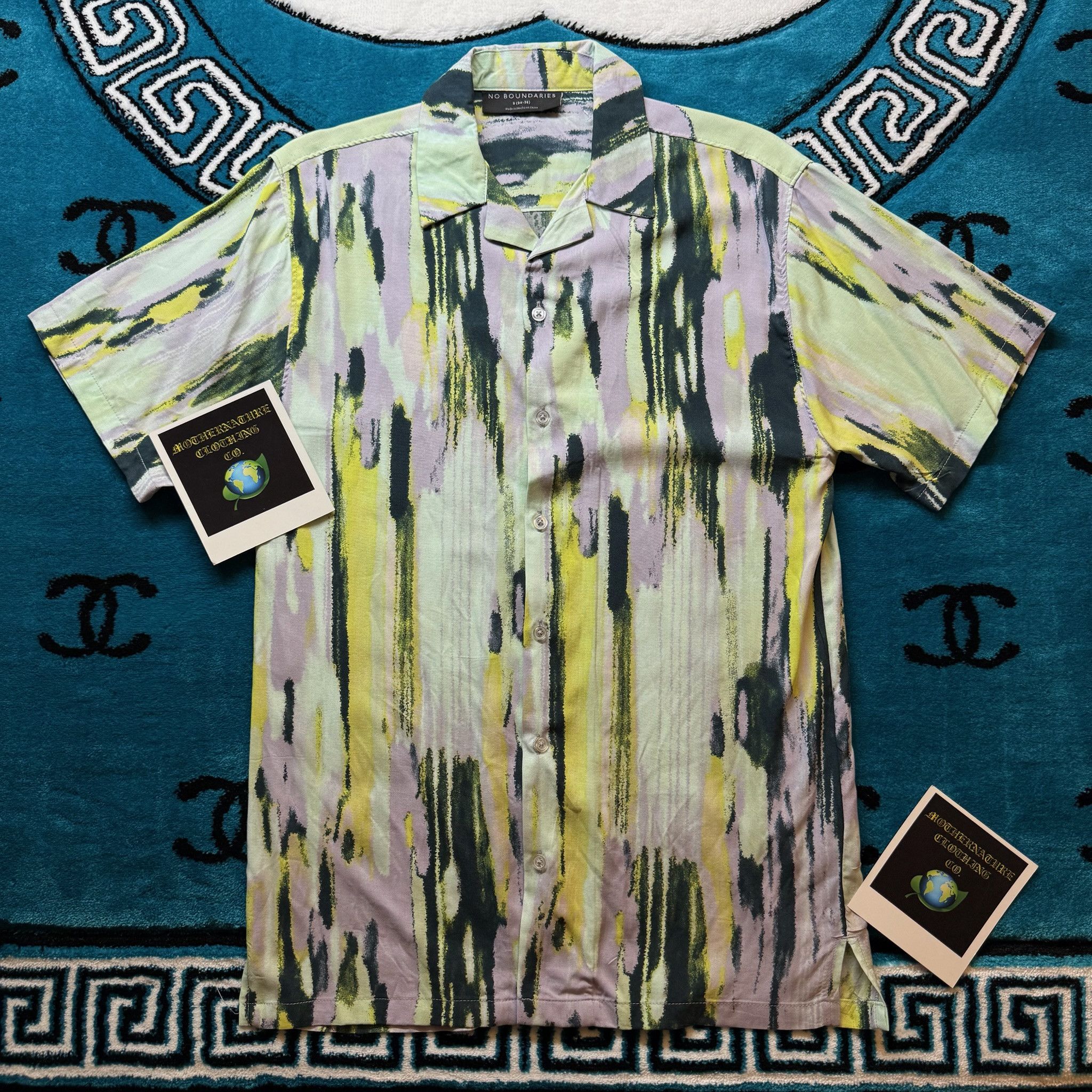 Other RAYON ABSTRACT PASTEL S/S BUTTON UP SHIRT Size US S / EU 44-46 / 1 - 1 Thumbnail