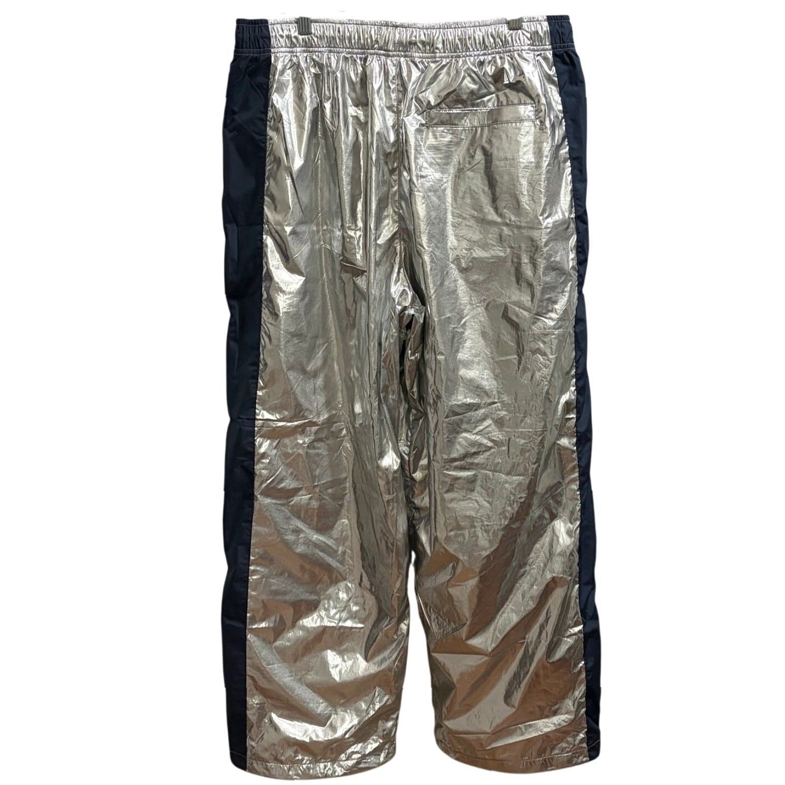 Urban Outfitters Urban Outfitters Pants Mens XL Silver Track Relaxed Polyester Woven Size US 36 / EU 52 - 2 Thumbnail