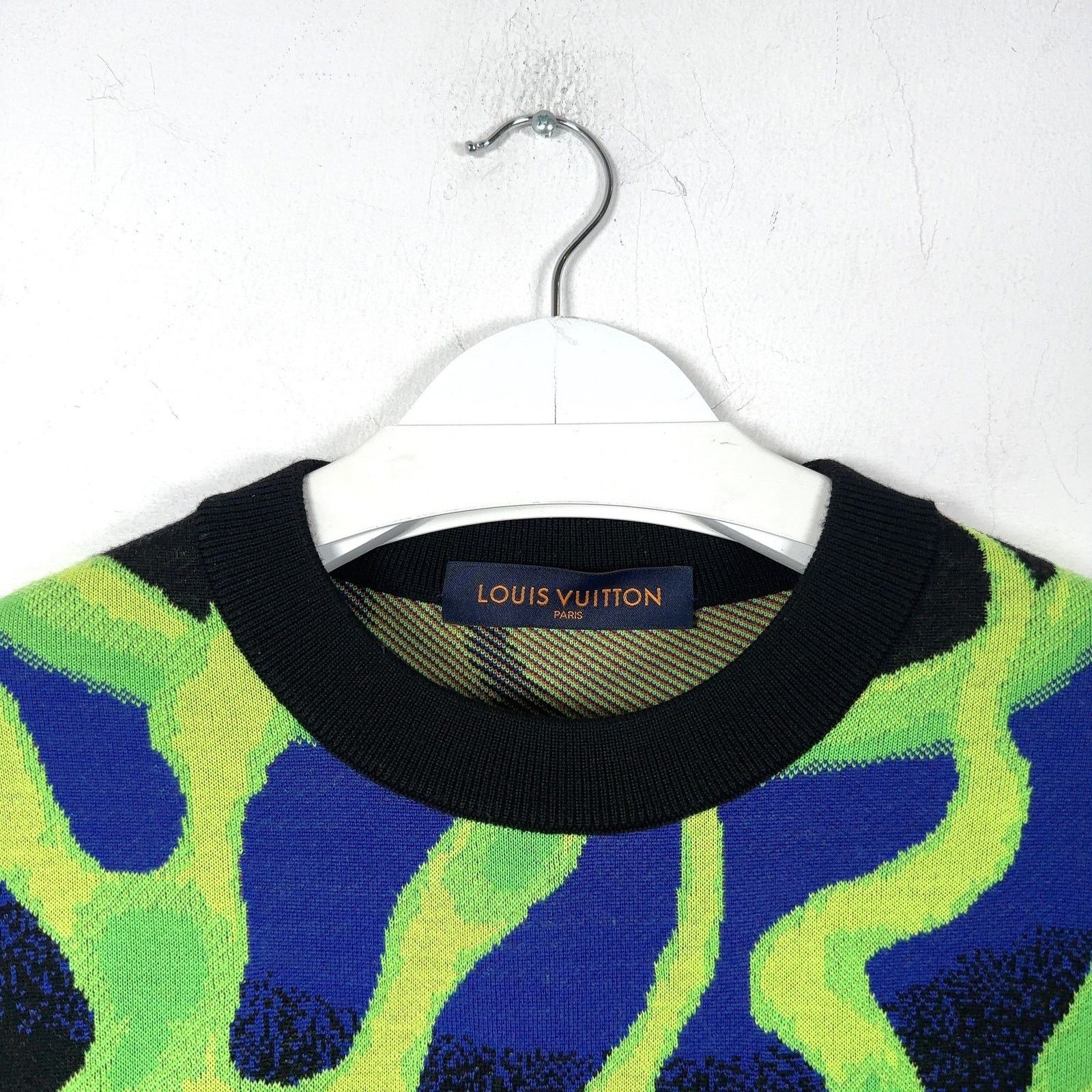 Louis Vuitton Louis Vuitton Intarisia Flame Jacquard Knit Sweater Size US M / EU 48-50 / 2 - 2 Thumbnail