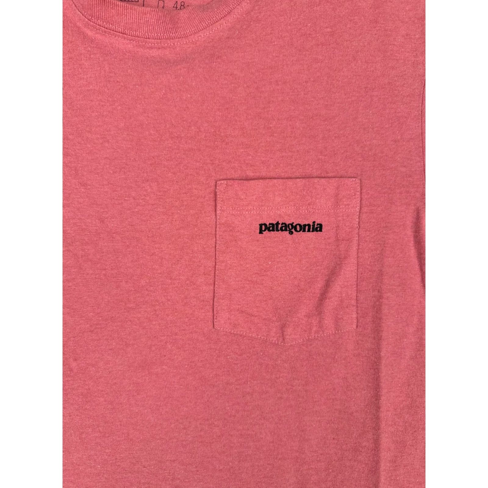 Patagonia Patagonia Shirt Mens XS Pink Short Sleeve Crew Cotton Blend Pocket Logo Size US XS / EU 42 / 0 - 6 Thumbnail