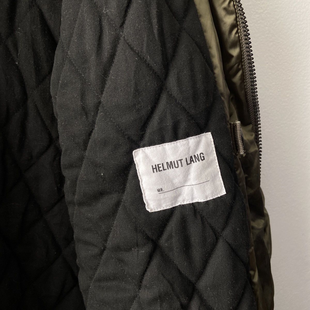 Helmut Lang Helmut Lang Olive Nylon Mesh Bomber Jacket F/W 2015 Size US XL / EU 56 / 4 - 15 Thumbnail