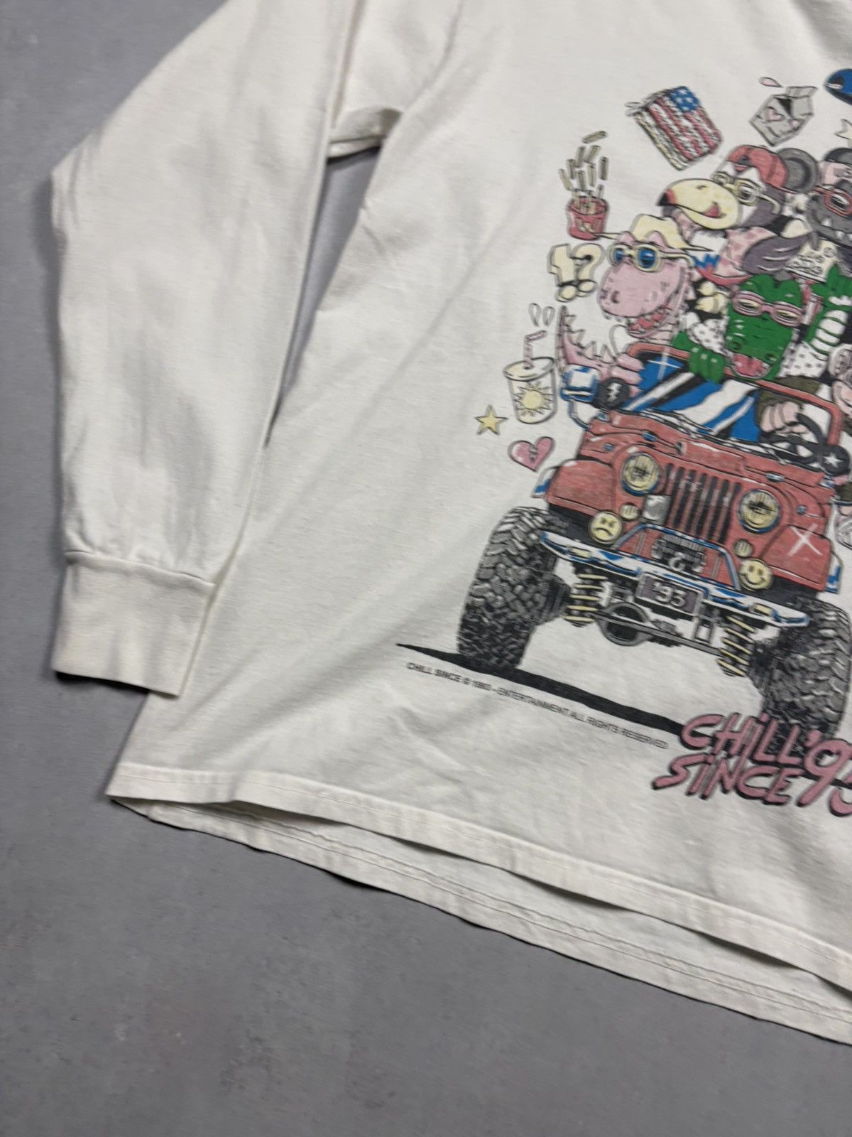 Vintage Vintage Chill Since 1993 Cartoon Graphic Long Sleeve Y2K M Size US M / EU 48-50 / 2 - 6 Thumbnail