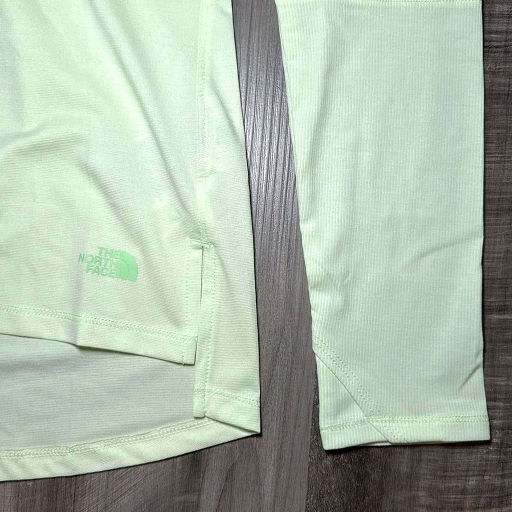 The North Face The North Face Dawn Standard Fit Long Sleeve Performance Tee - Medium Women Green T-Shirt Size M / US 6-8 / IT 42-44 - 3 Thumbnail