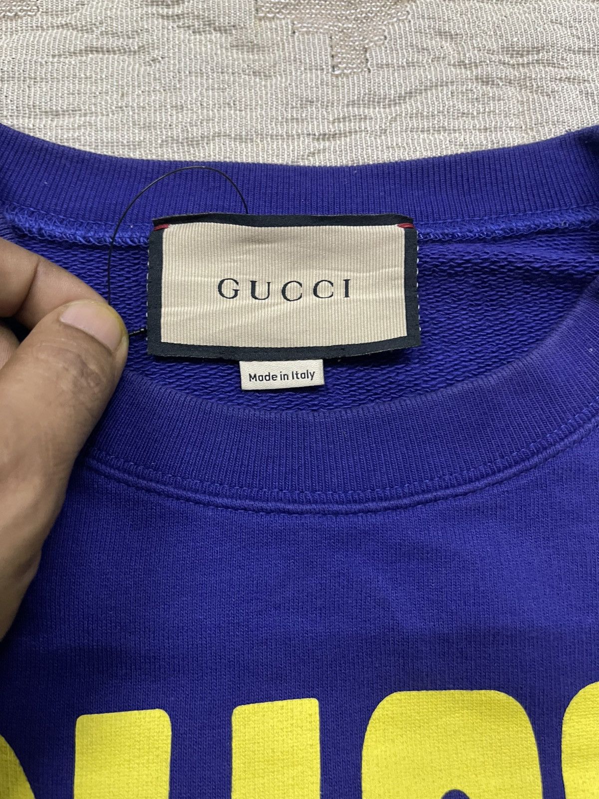 Gucci FW 21 GUCCI LEMON PRINT SUN FADED CREWNECK Size US M / EU 48-50 / 2 - 8 Thumbnail