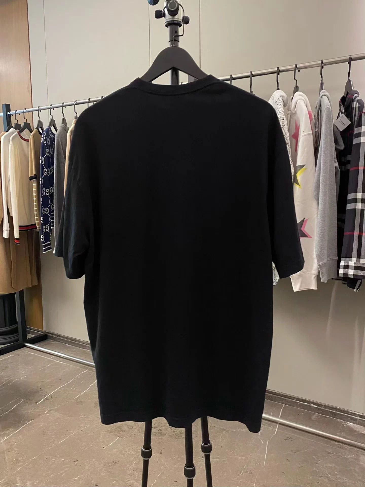 Balenciaga Balenciaga Padlock Black Short Sleeve Tee M Size US M / EU 48-50 / 2 - 2 Thumbnail