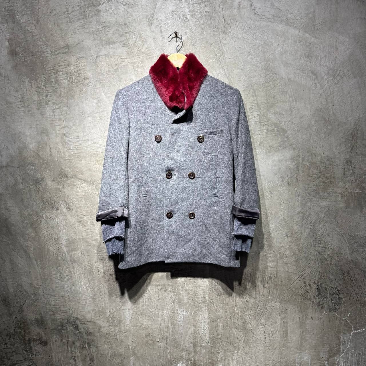 Undercover Undercover Japan Sheer Collar double breasted coat Size XS / US 0-2 / IT 36-38 - 1 Thumbnail