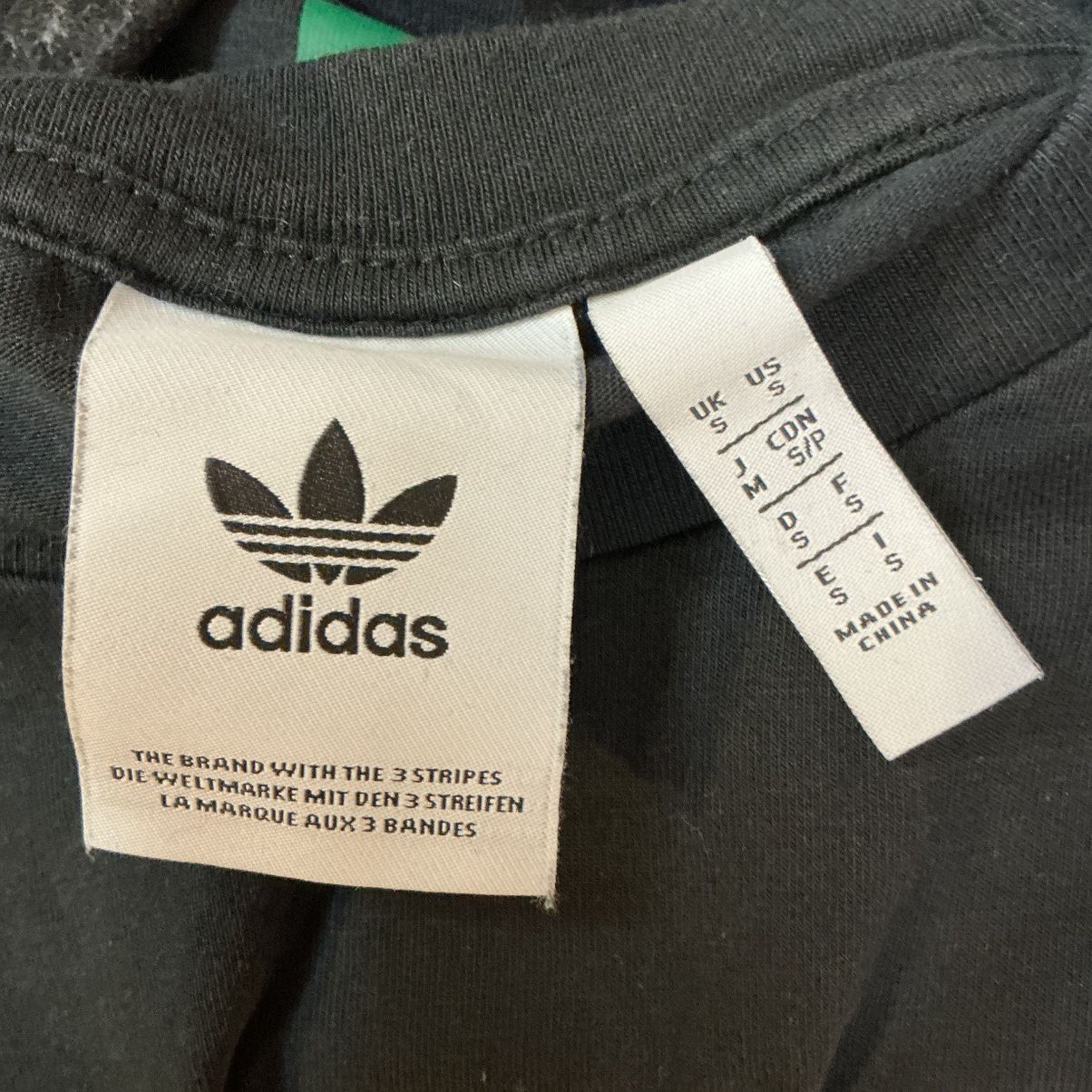 Adidas Adidas Trefoil Black Tee Change Is A Team Sport Shirt S Size US S / EU 44-46 / 1 - 3 Thumbnail