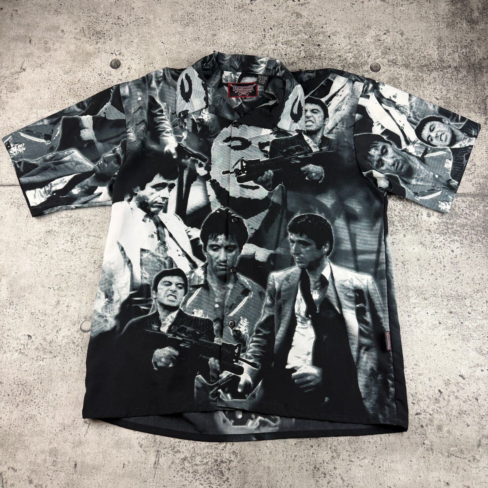 Dragonfly Scarface Dragonfly Button up Shirt Size XL All Over Print Size US XL / EU 56 / 4 - 1 Thumbnail