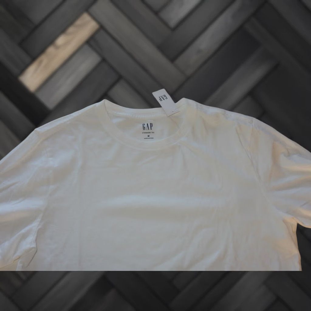 Gap Gap Men's T Shirt M White Short Sleeve Regular Size M Bodys? Size US M / EU 48-50 / 2 - 1 Thumbnail