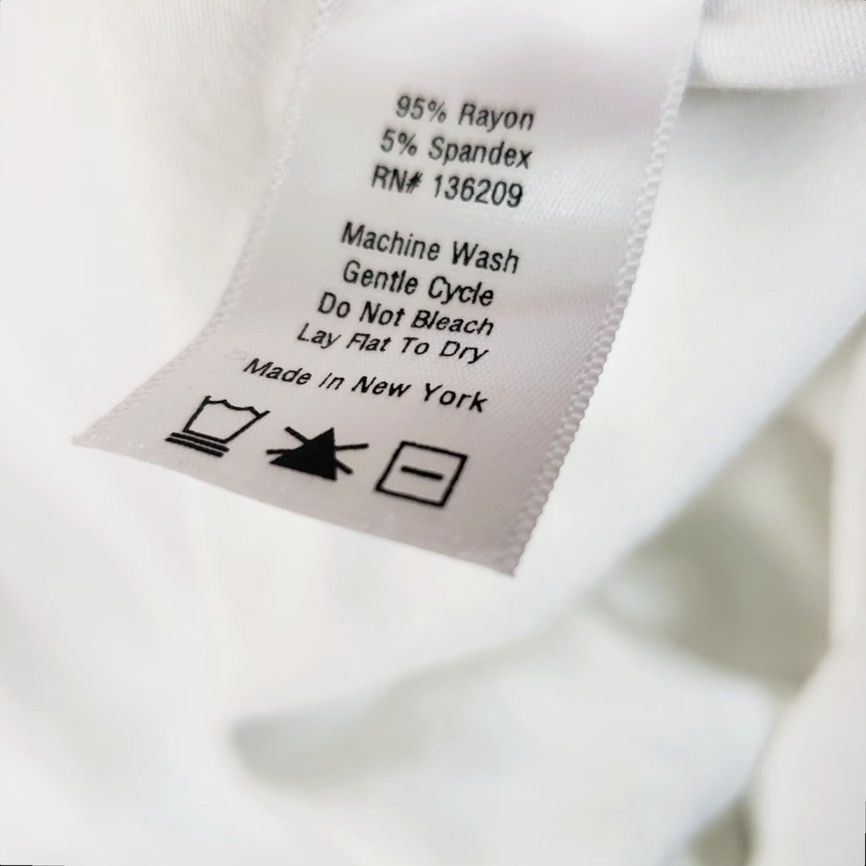 Vintage VINTAGE Hatch Womens The Longsleeve Tee Sz 1 Solid White Rayon Blend Oversized Size S / US 4 / IT 40 - 6 Thumbnail