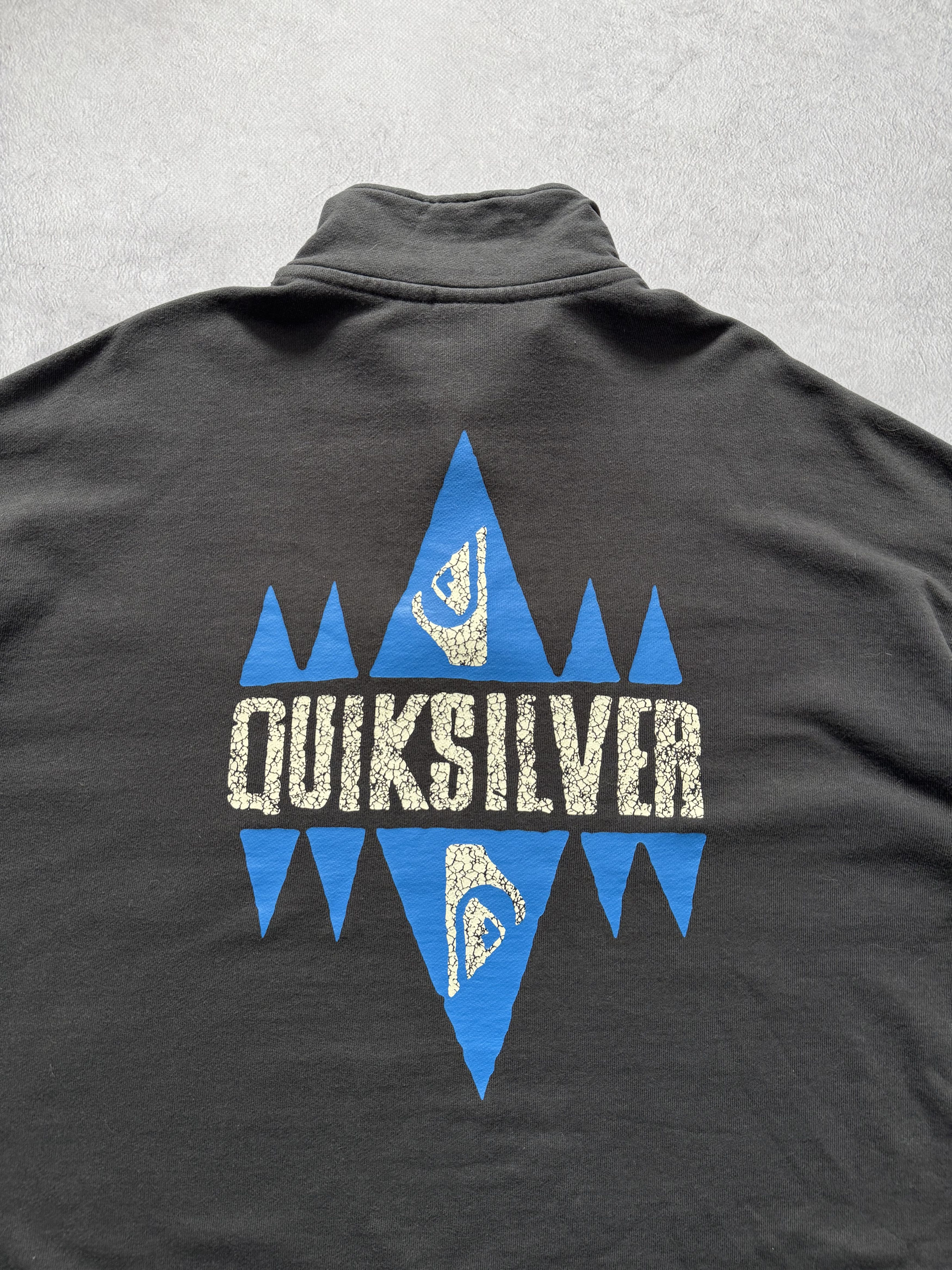 Quiksilver Quiksilver 1/3 Zip Sweatshirt Pullover Big Logo Size US S / EU 44-46 / 1 - 3 Thumbnail